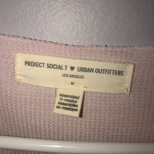 Long sleeve light pink urban outfitters top.